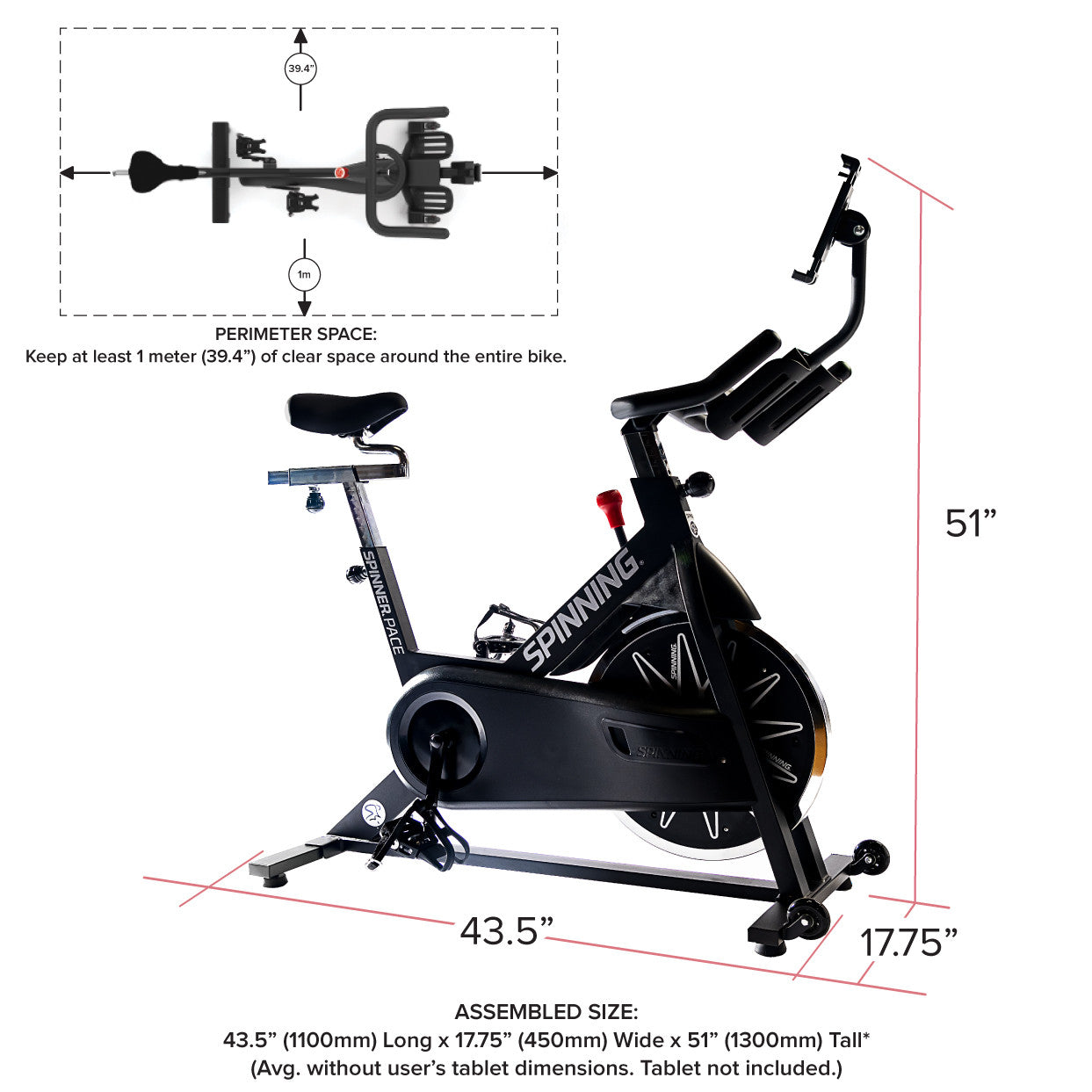 Pace Connected Spinner® Bike - Spinning