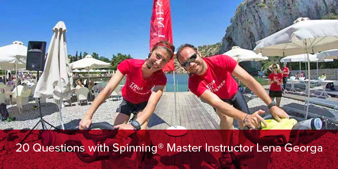 20 Questions with Spinning® Master Instructor Lena Georga | Greece