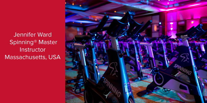 Jennifer Ward, Spinning® Master Instructor | Massachusetts, USA