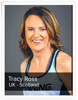 Tracy Ross, Spinning® Master Instructor and Power Specialist Master Instructor | Scotland