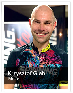 Krzysztof Glab, Spinning® Master Instructor and Power Specialist Master Instructor | Malta