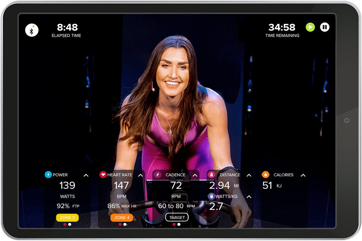 Heart Rate Training Zones in the Spinning® App