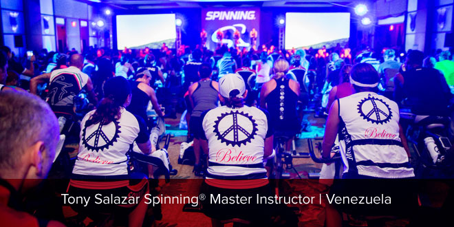 Tony Salazar, Spinning® Master Instructor and Power Specialist Master Instructor | Venezuela