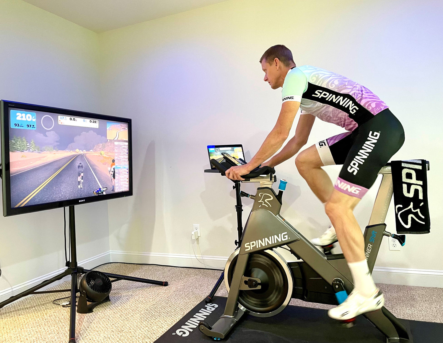 Where the Rubber Meets the Virtual Road – Spinning® with Zwift