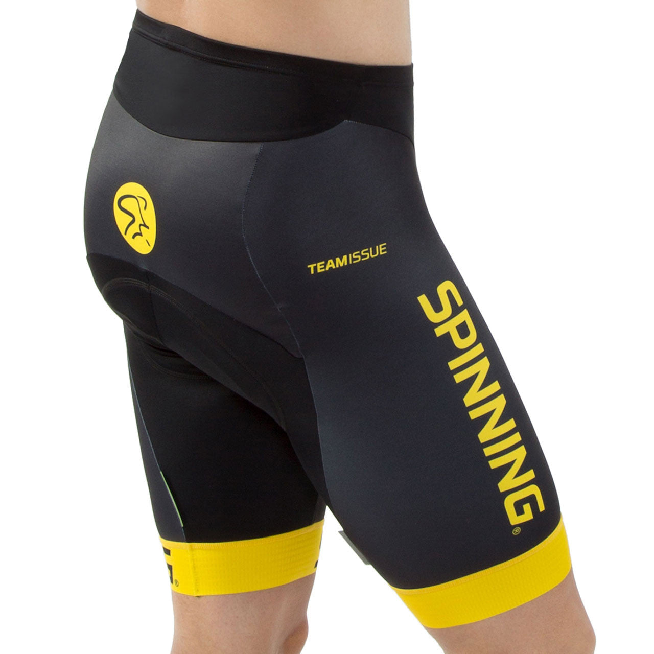 Spinning® Team Men's Cycling Shorts - Yellow - Spinning