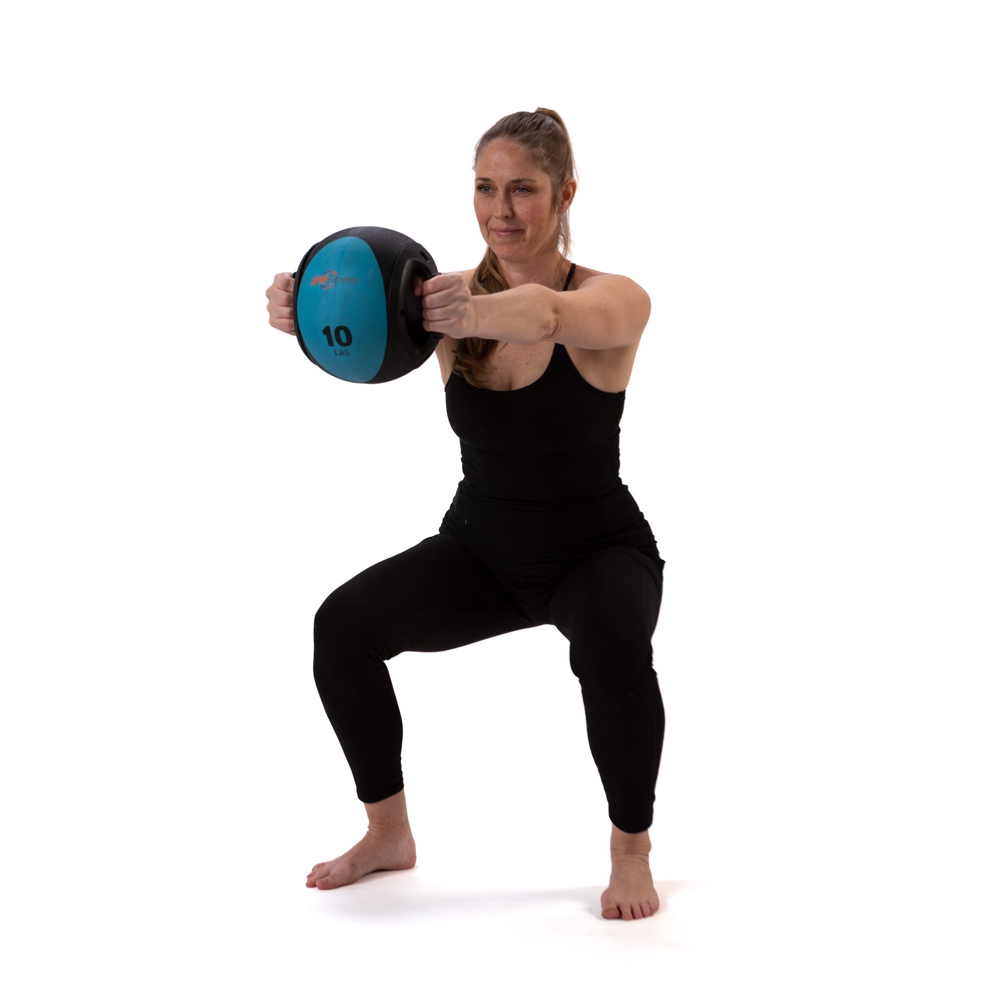 SPIN Fitness® Dual Grip Medicine Ball 10lb