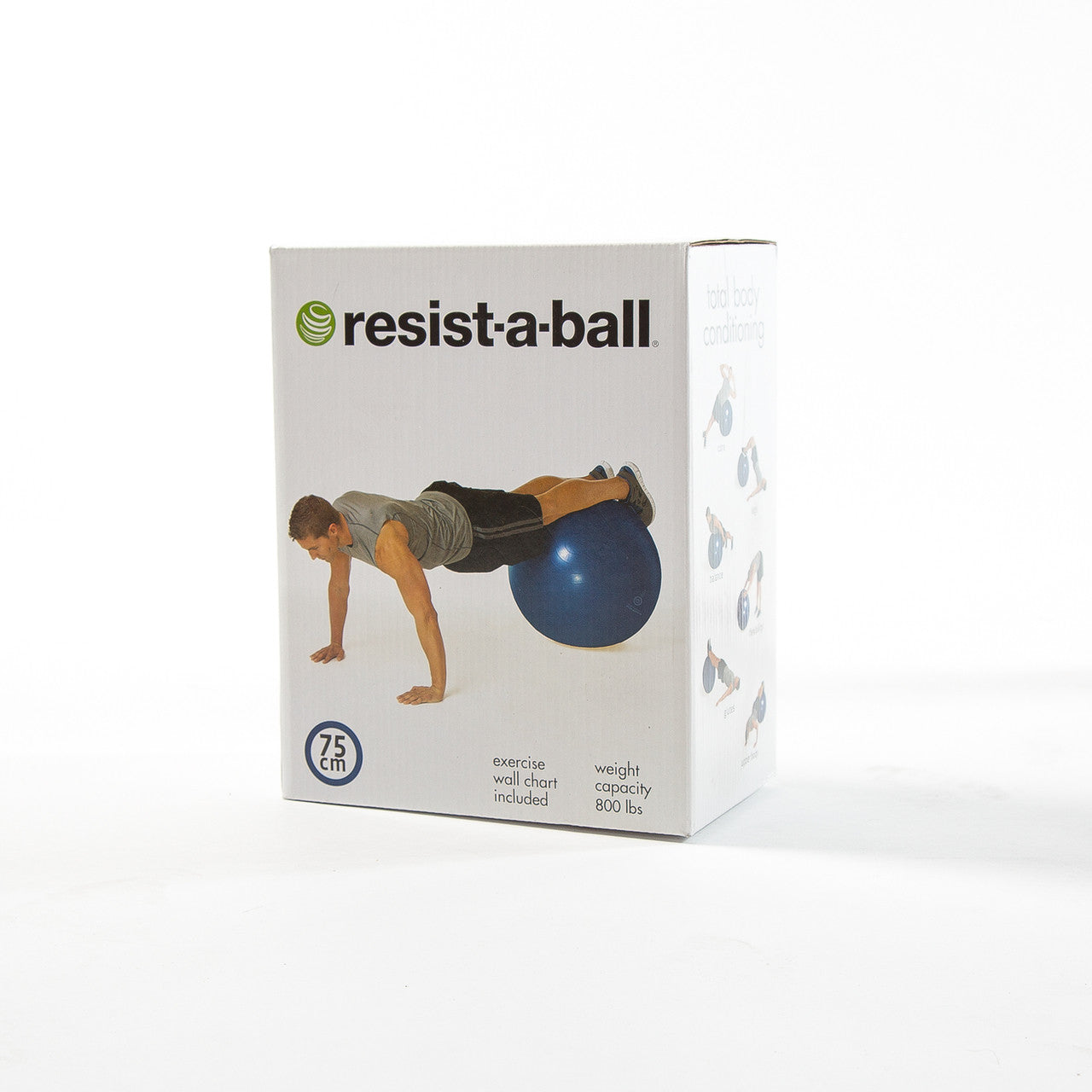 Resist-A-Ball® Exercise Kit 75cm Blue - Spinning