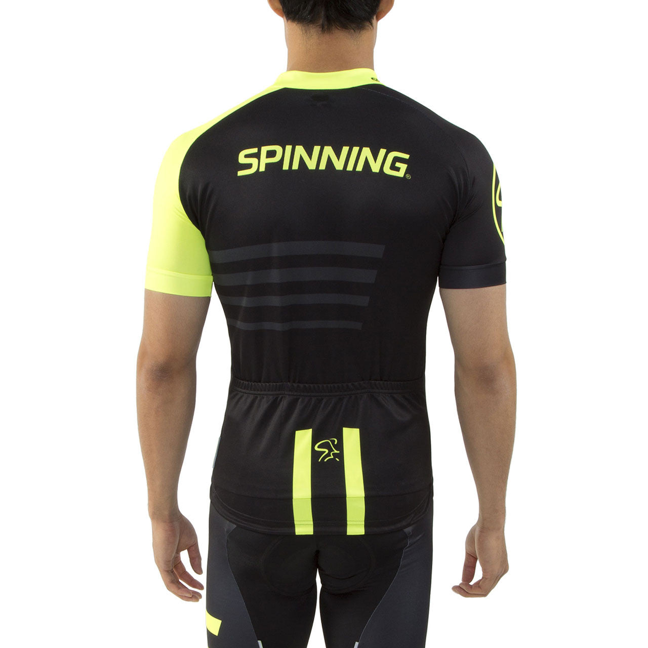 Spinning® Vega Mens Short Sleeve Cycling Jerseys Yellow - Spinning