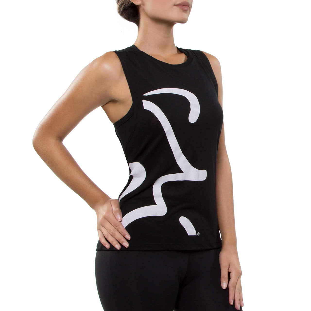 Rider Logo Muscle Tank Womens - Spinning