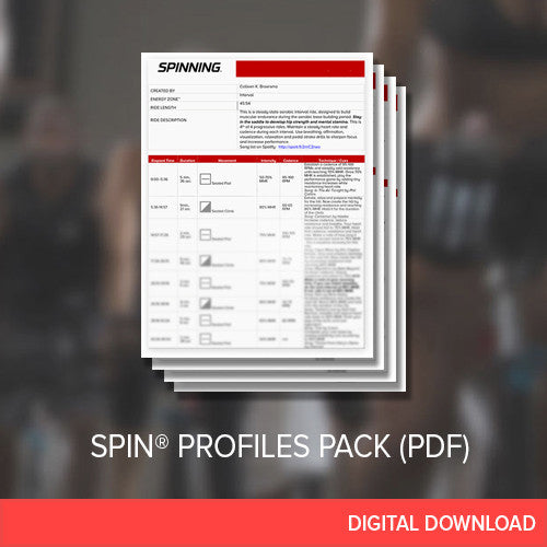 SPIN® Profiles (4 Pack) - March 2017 - Spinning