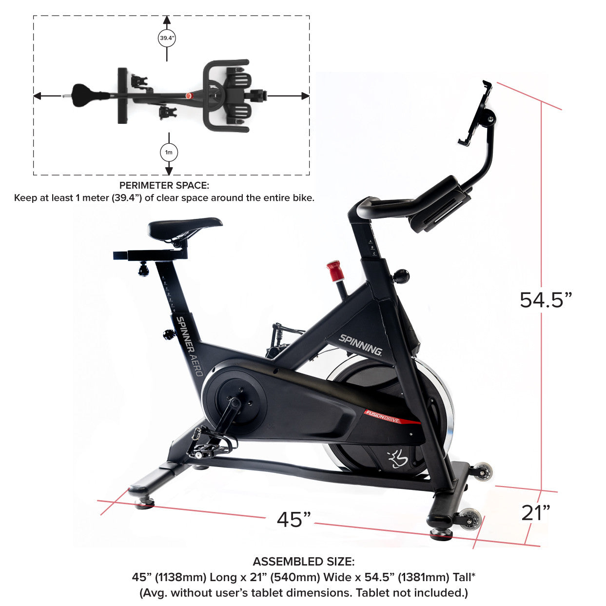 Aero Connected Spinner® Bike - Spinning