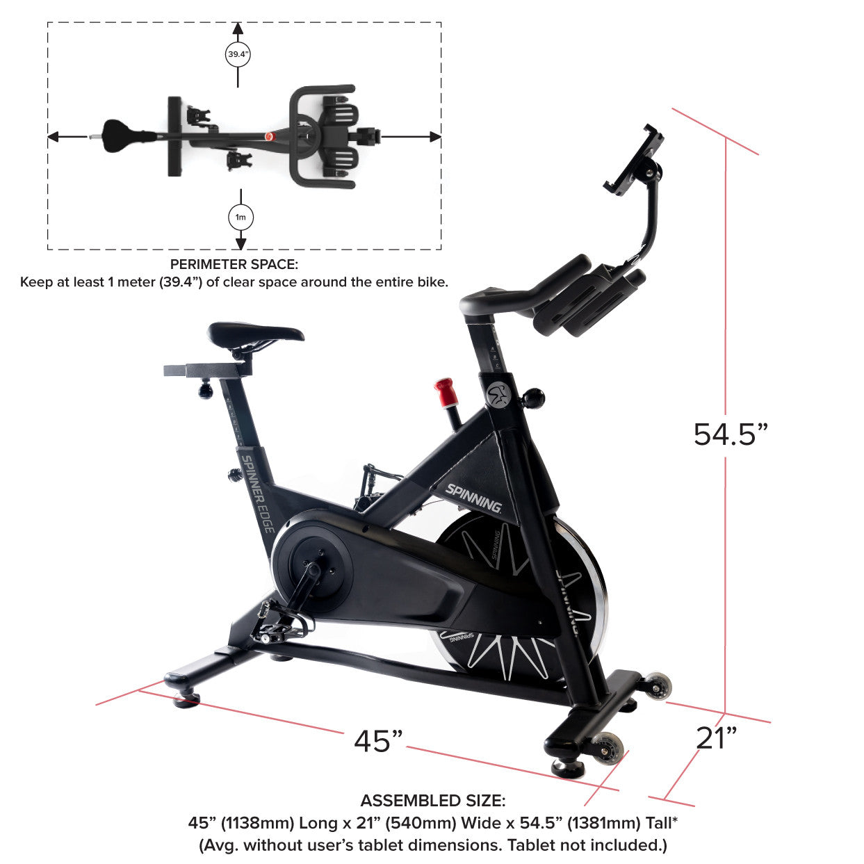 Edge Connected Spinner® Bike - Spinning