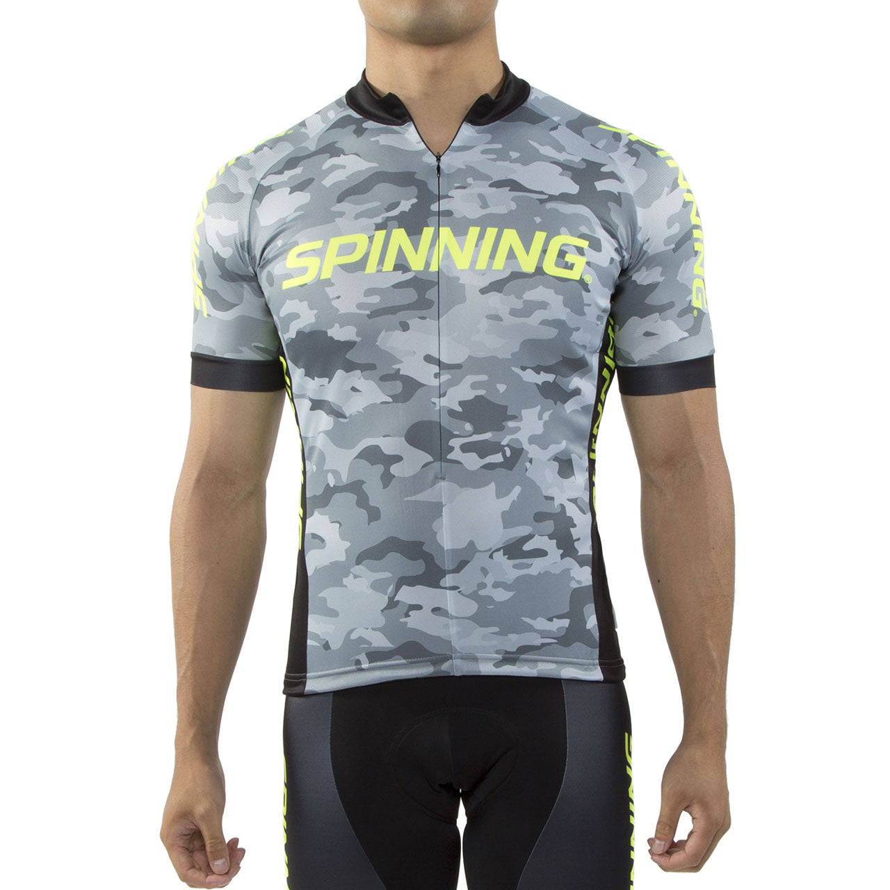 Spinning® Hercules Men's Cycling Jersey Yellow - Spinning