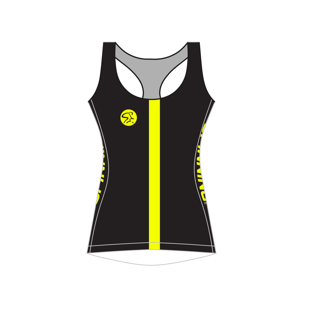 Spinning® Team Women's Sleeveless Cycling Racerback - Yellow - Spinning