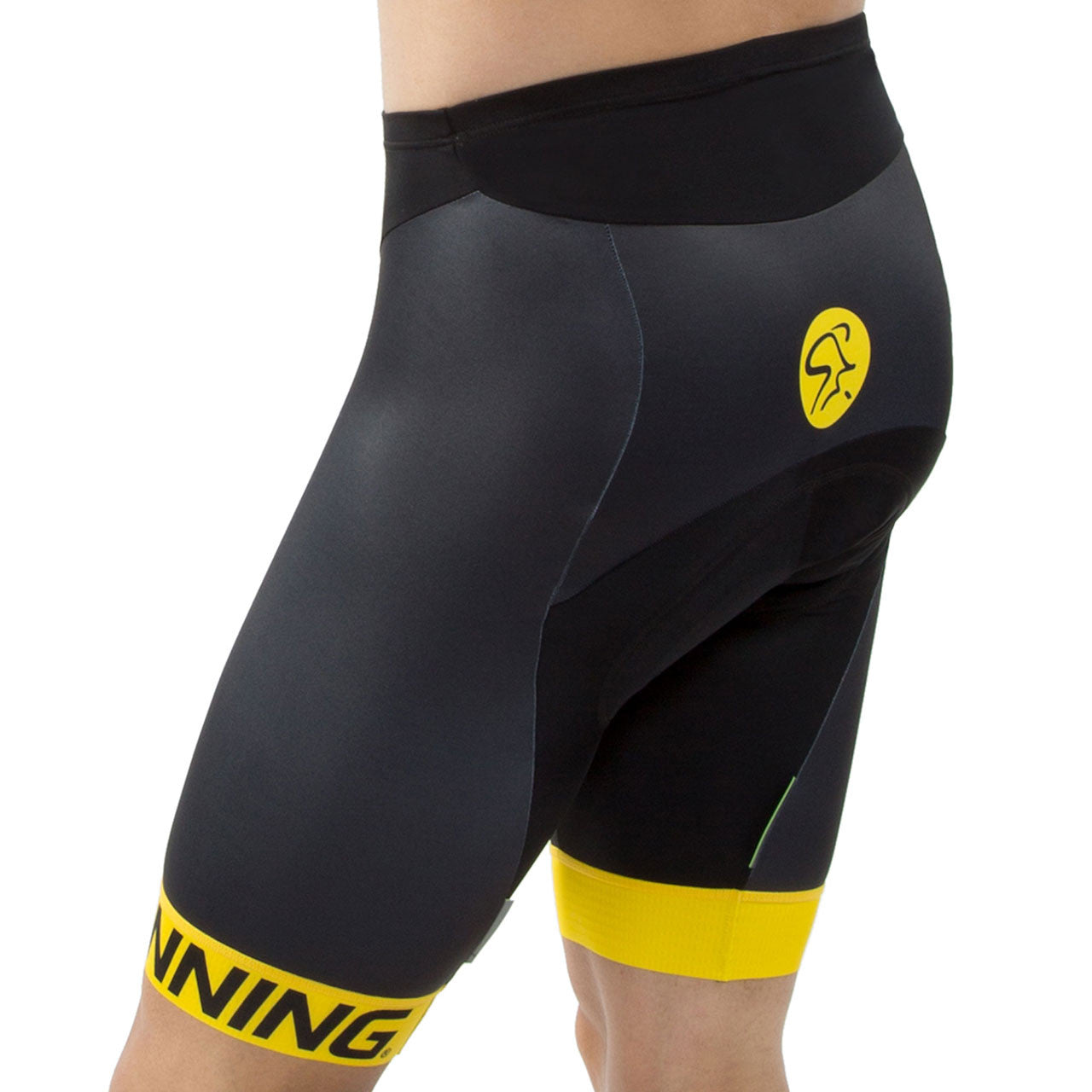 Spinning® Team Men's Cycling Shorts - Yellow - Spinning