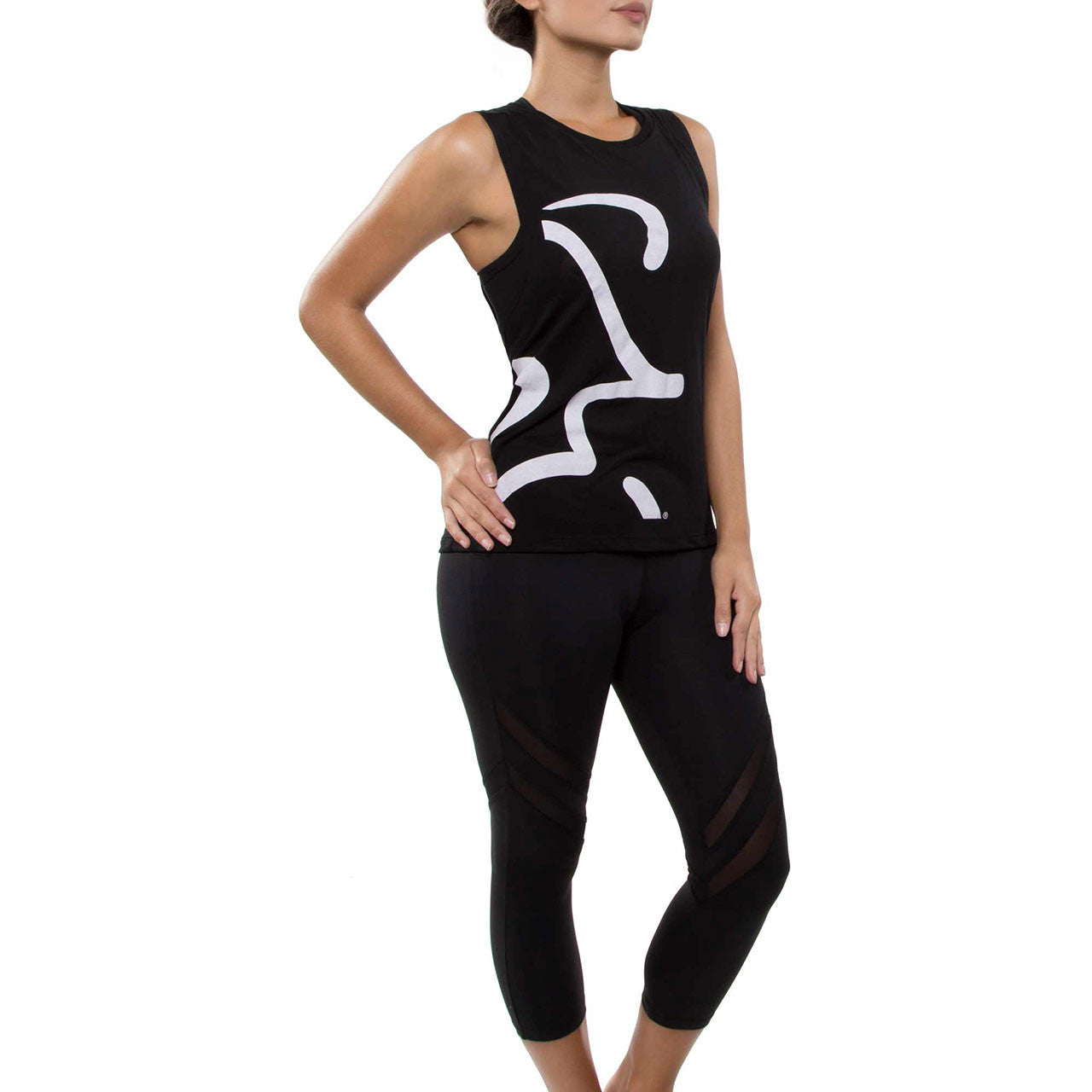 Rider Logo Muscle Tank Womens - Spinning