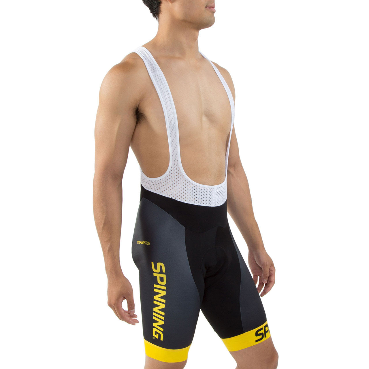 Spinning® Team Men's Cycling Bib Short - Yellow - Spinning