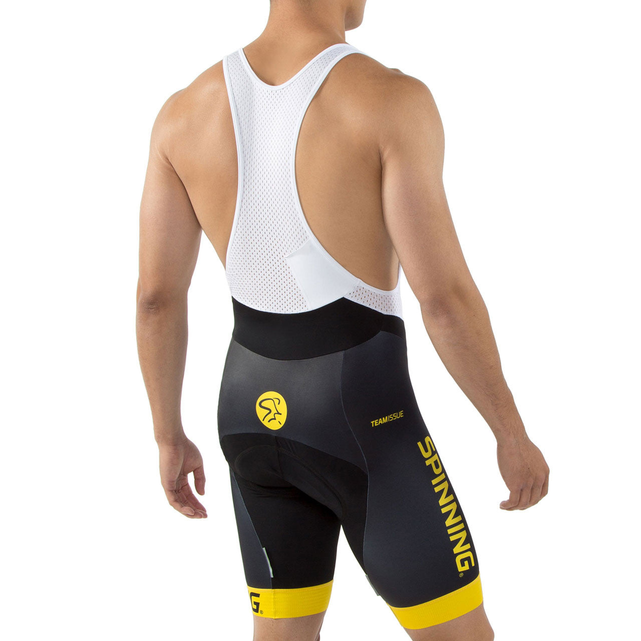 Spinning® Team Men's Cycling Bib Short - Yellow - Spinning