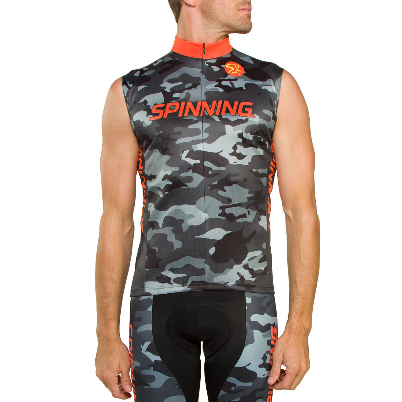 Olympus Sleeveless Jersey Orange - Spinning