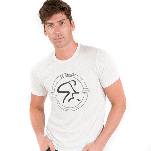 Spinning® Triblend Short Sleeve Tee - Oatmeal - Spinning