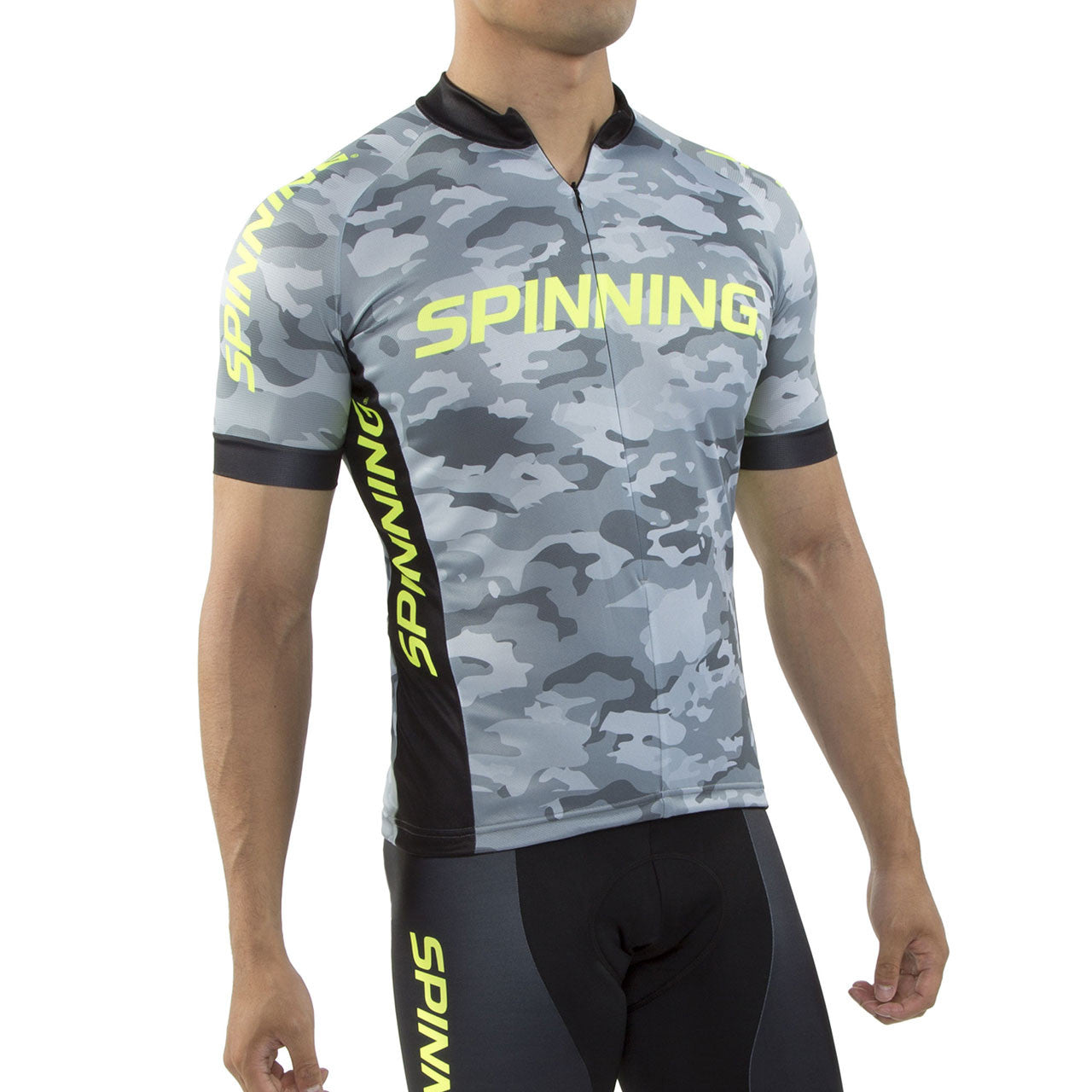 Spinning® Hercules Men's Cycling Jersey Yellow - Spinning