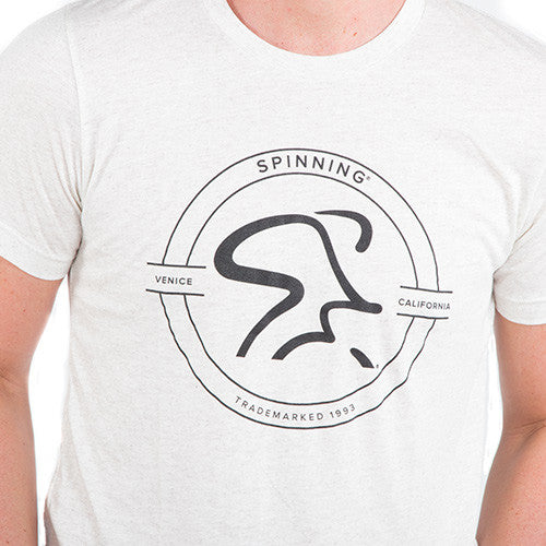 Spinning® Triblend Short Sleeve Tee - Oatmeal - Spinning