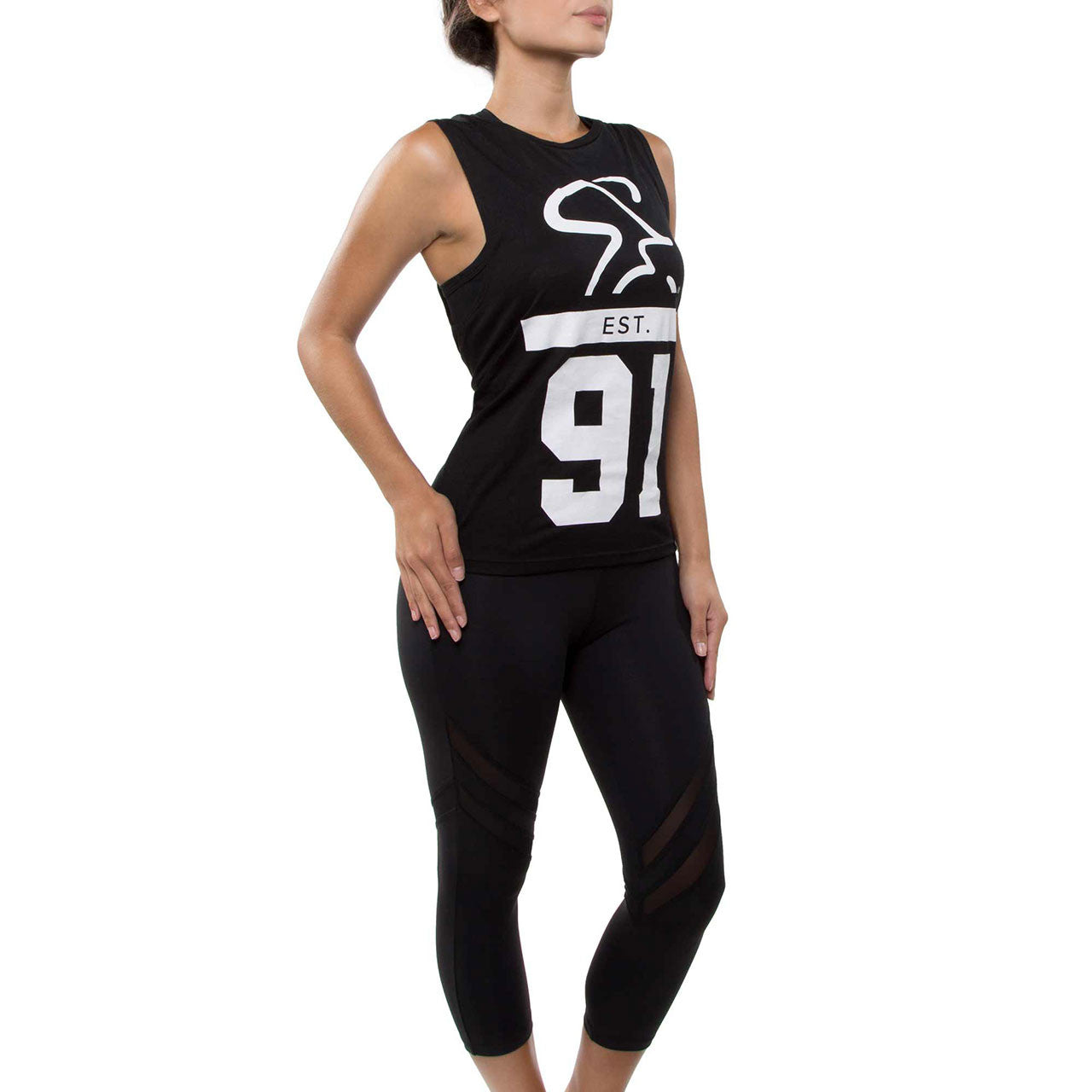 EST 91 Muscle Tank Womens - Spinning