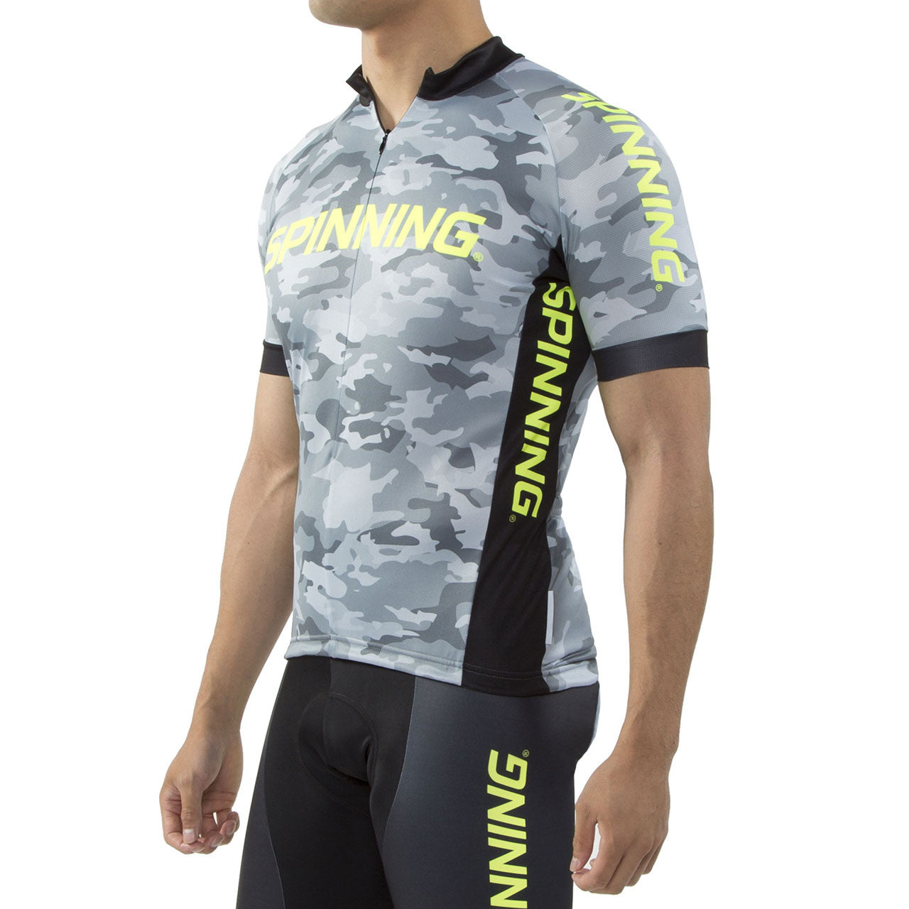 Spinning® Hercules Men's Cycling Jersey Yellow - Spinning