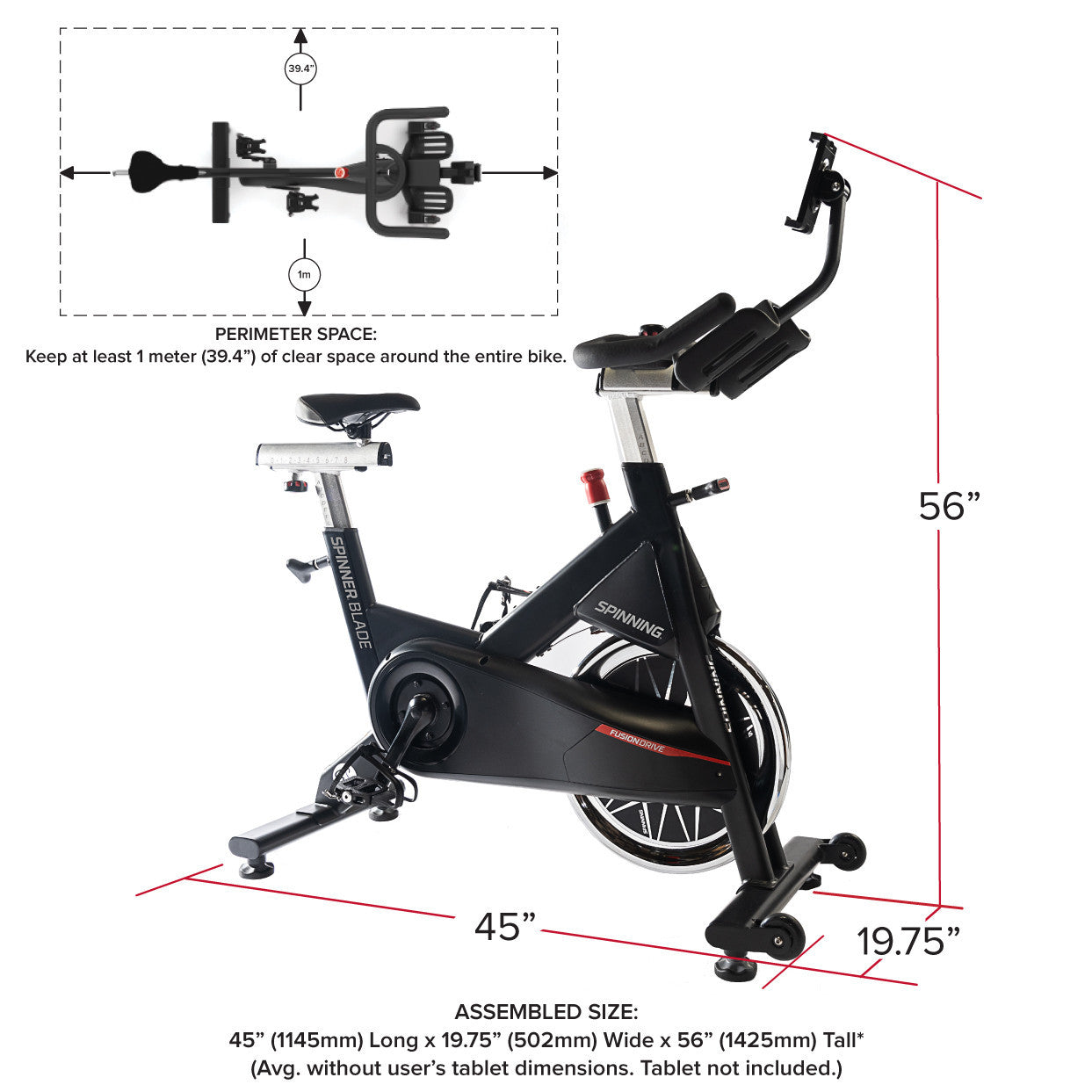 Blade Connected Spinner® Bike - Spinning