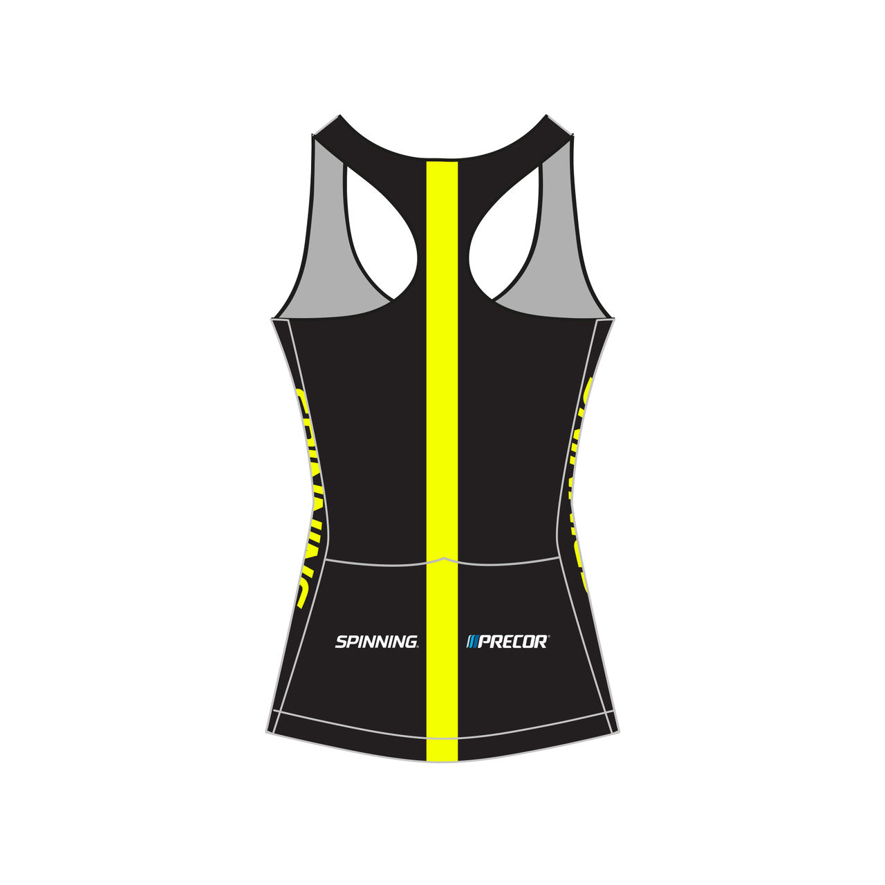 Spinning® Team Women's Sleeveless Cycling Racerback - Yellow - Spinning