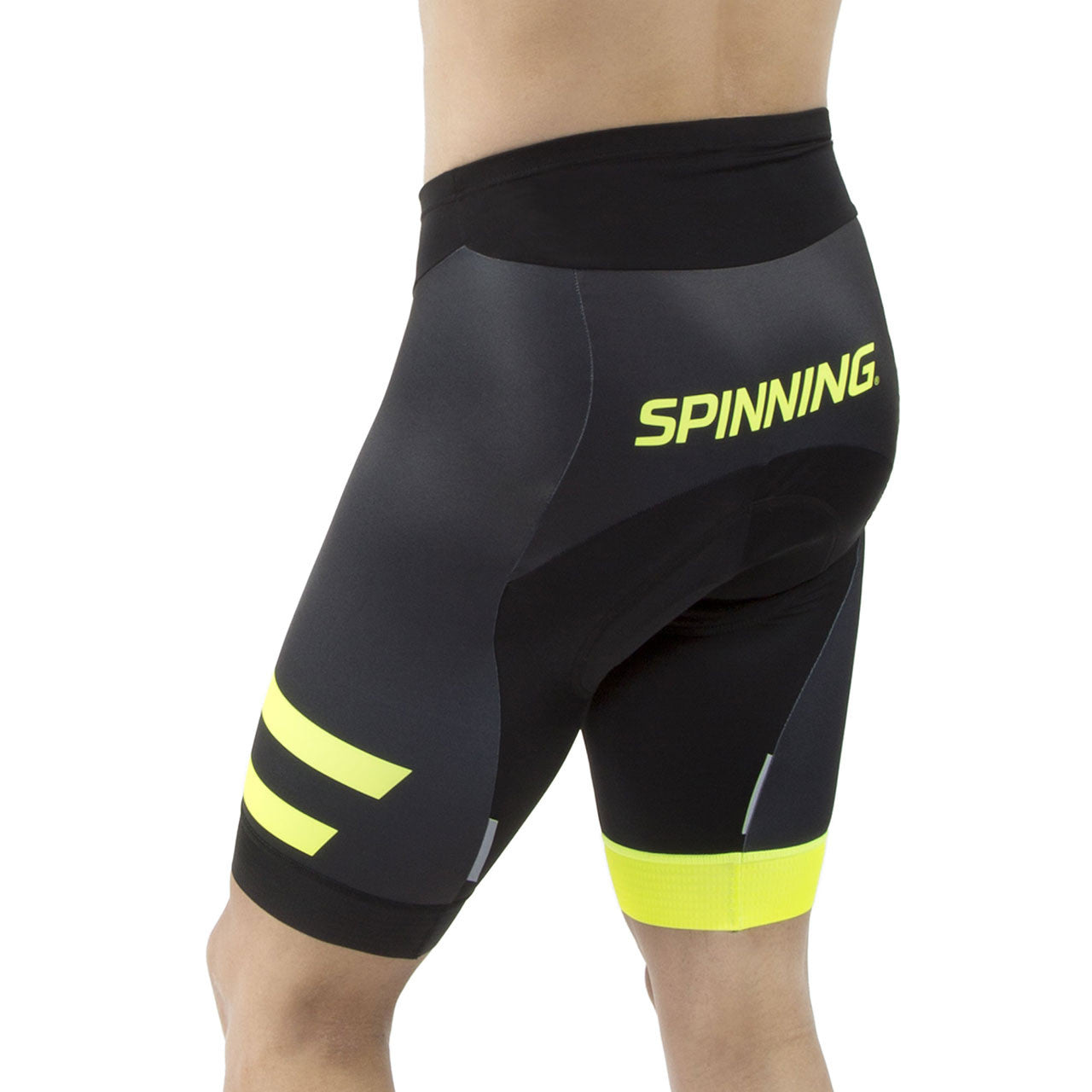 Spinning® Vega Men's Cycling Shorts Yellow - Spinning