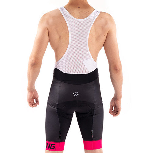 Spinning® Team Bib Padded Cycling Short - Pink - Spinning