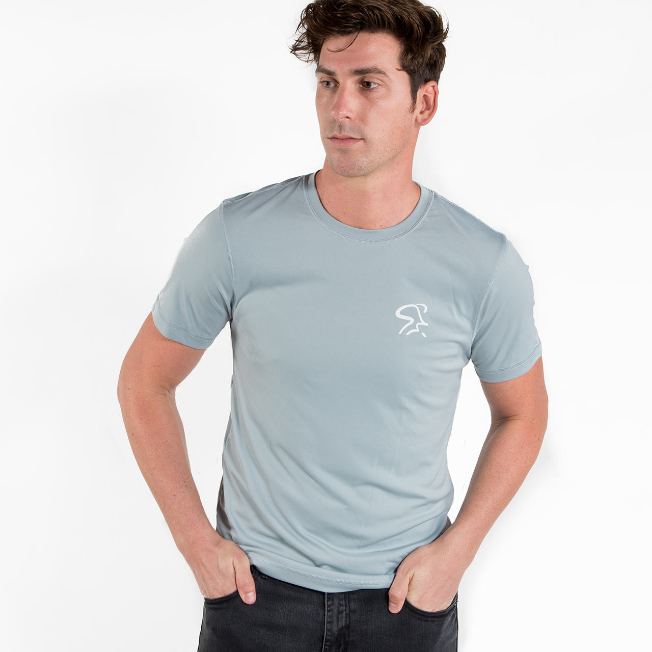 Spinning® Short Sleeve Unisex Performance Tee - Grey - Spinning