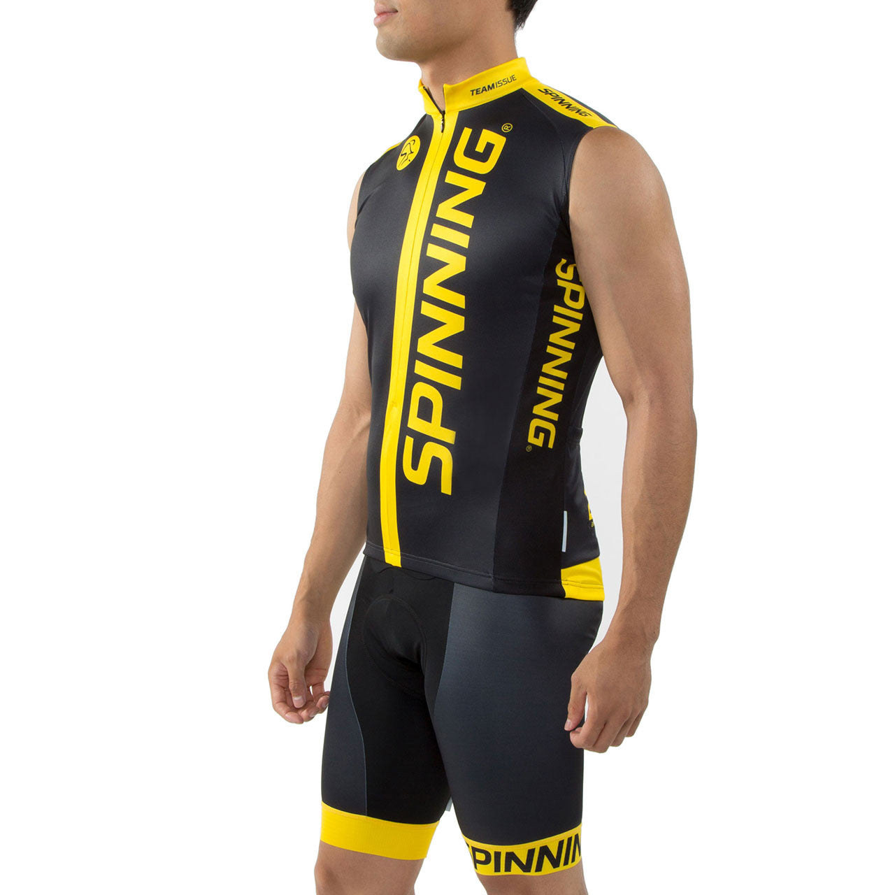 Spinning® Team Men's Cycling Shorts - Yellow - Spinning