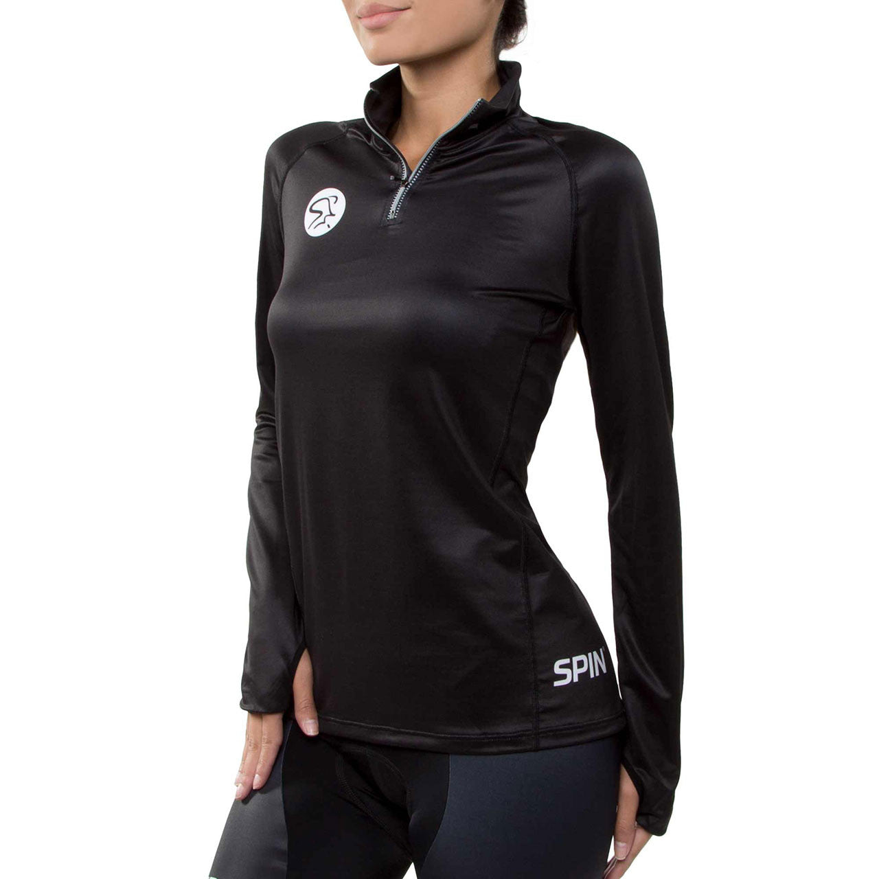 Spin® Pro Long Sleeve Jersey Women's Black - Spinning