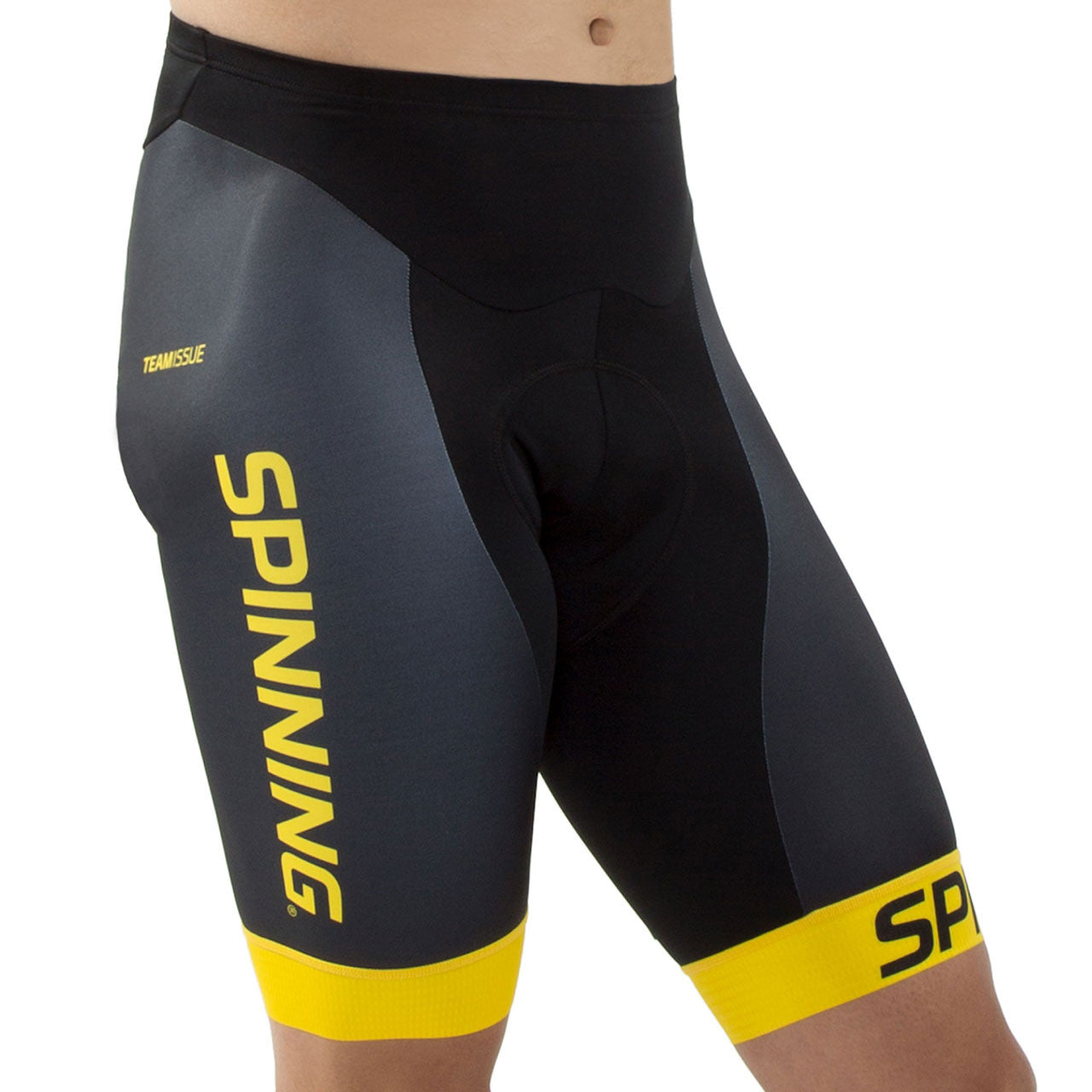 Spinning® Team Men's Cycling Shorts - Yellow - Spinning