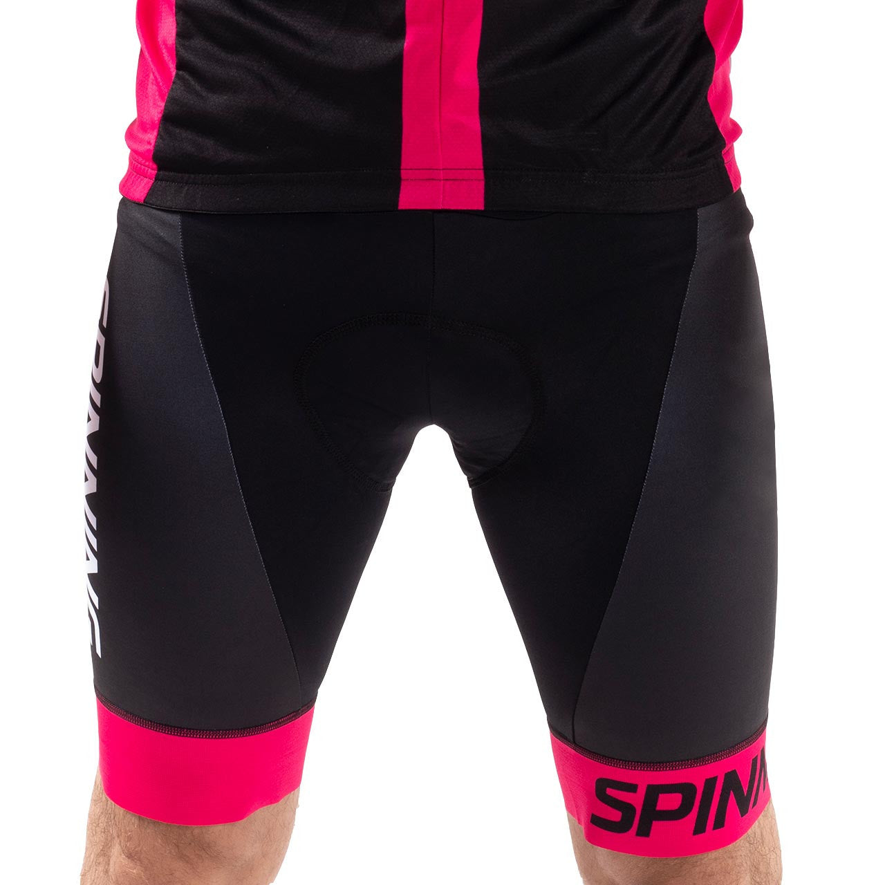 Spinning® Team Men's Padded Cycling Short - Pink - Spinning