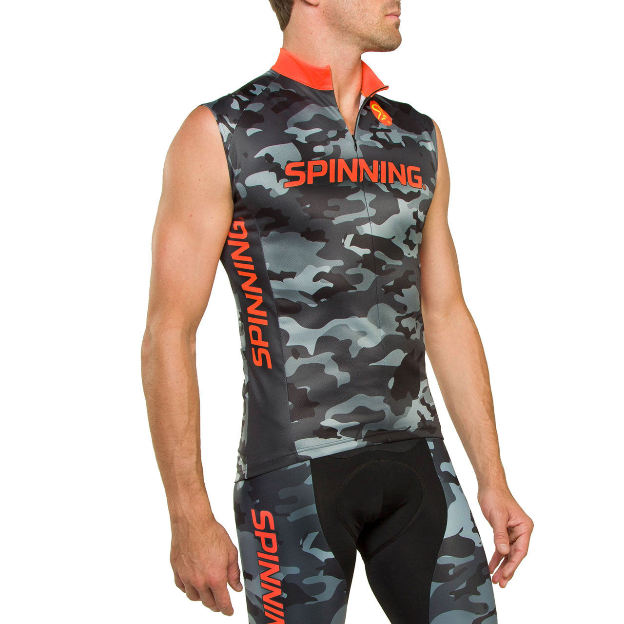 Olympus Sleeveless Jersey Orange - Spinning