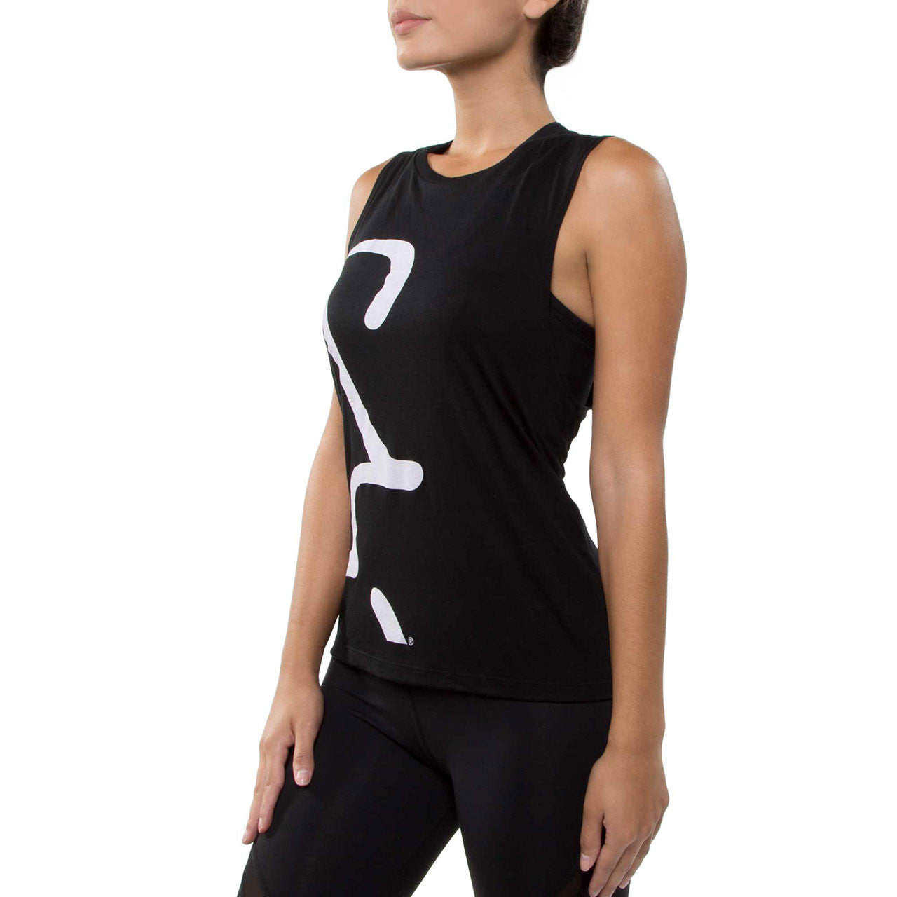 Rider Logo Muscle Tank Womens - Spinning